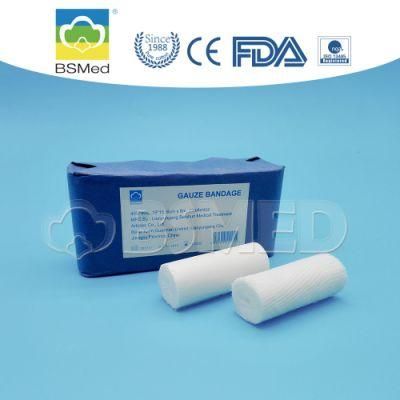 Wound Caring 100% Medical Cotton Disposable Medical Gauze Bandage