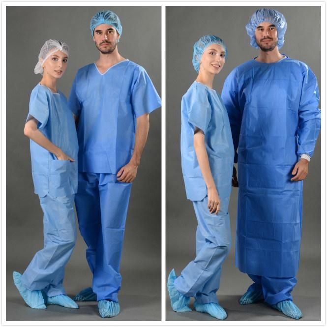 Cheap Patient Gown Hospital Clothing Patient Gown Scrub Suit