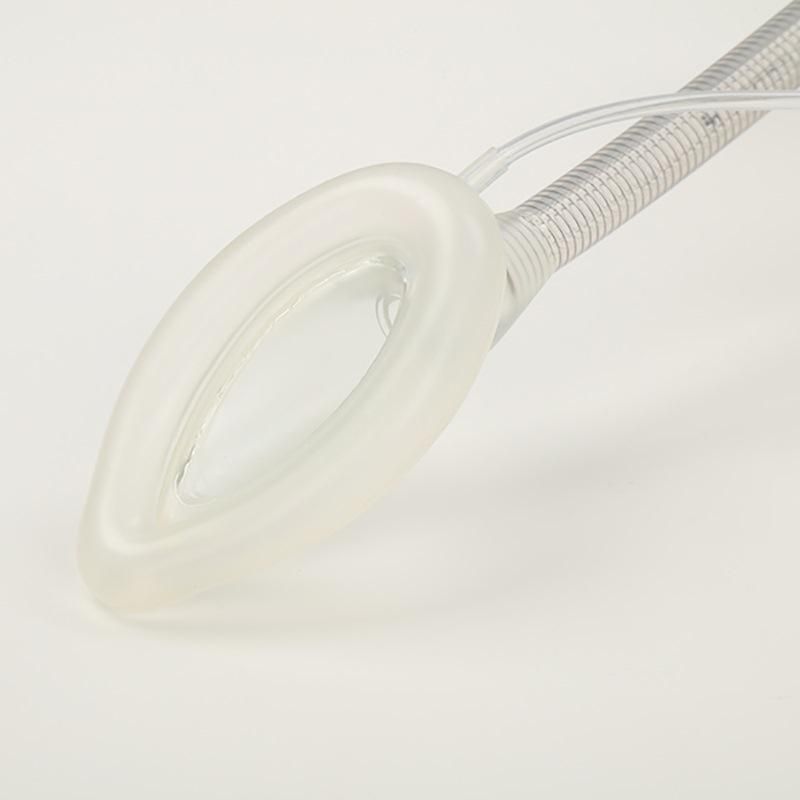 Disposable PVC Reinfored Laryngeal Mask Airway Medical Tube Factory