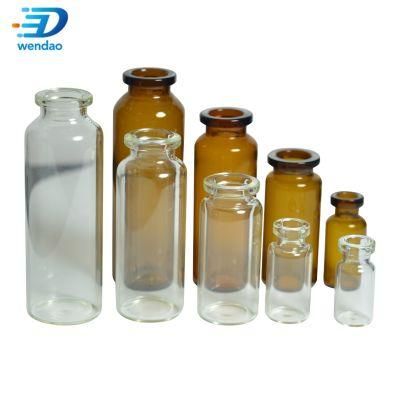 Wholesale Clear and Amber 4ml to 30ml Empty Sterile Medicine Pharmecutical Glass Vials Bottle