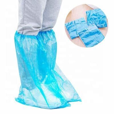 Hot Sale Sf/SMS/PE/CPE Waterproof Shoe Cover Antislip Rain Shoe Cover Impermeable Boot Cover