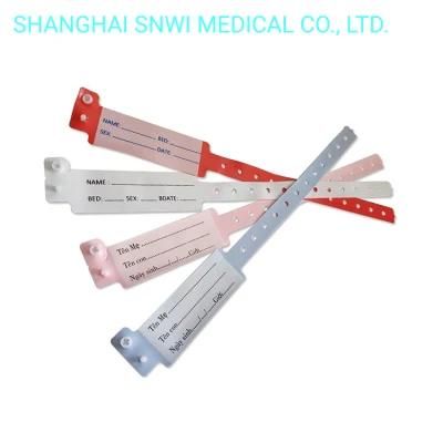 Custom Waterproof Hospital Medical Wristband, Hospital ID Bracelet, Patient Identification Bracelet