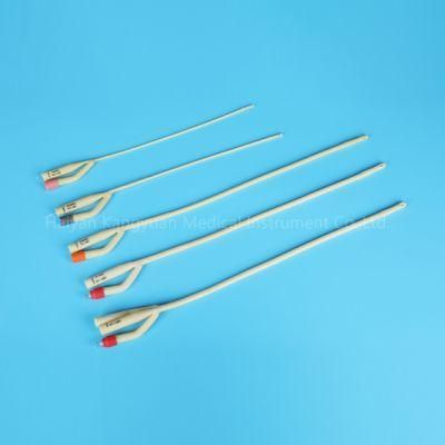 Silicone Coated Latex Foley Catheter Sterile 100% Medical Instrument