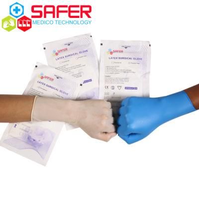 Latex Surgical Gloves Powder Free Disposable Medical Grade Sterile