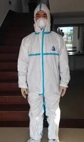 Disposable Protective Coverall Breathable Film with Hoodie