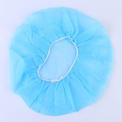 High Quality Disposable Nonwoven Bouffant Cap for Nurse in Hospital