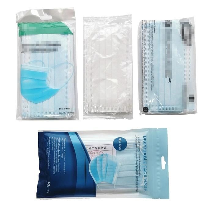 Environmentally Wind Proof Anti-Bacterial Protective Bfe99 PP Nonwoven Disposable Latex Free Supplier Surgical Dental Face Mask