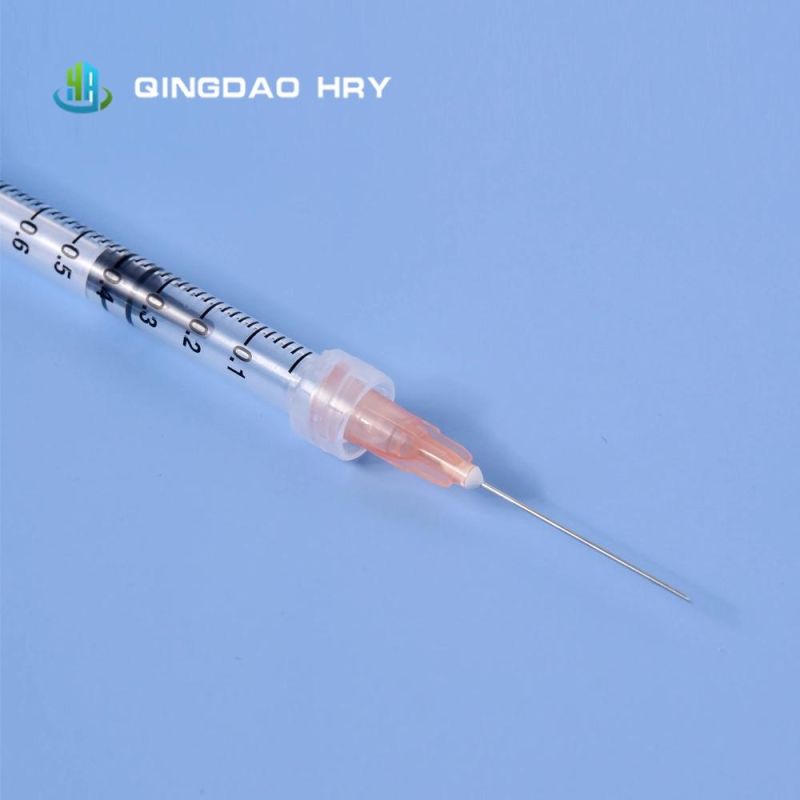 Manufacture of Disposable Syringe with Hypodermic Needle &Safety Needle All Size Available; CE&FDA (510K) Approved