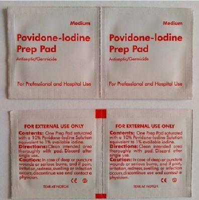 Manufacturer Antispeti/Germicide Povidone-Iodine Prep Pad, Sterile Povidone Iodine Swab Povidone Iodine Swab Satured with a 10% Povidine-Iodine