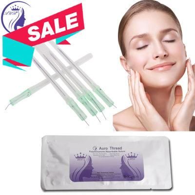 Medical Suture Surgical Properties Plla Pdo Cog Double Screw Face V Line Lift Thread