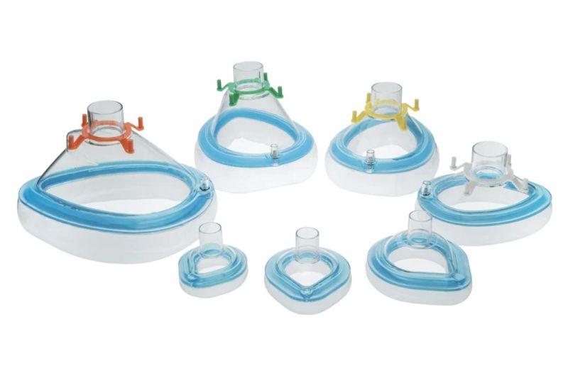 Disposable Breathing Anaesthesia Oxygen Mask with Inflatable