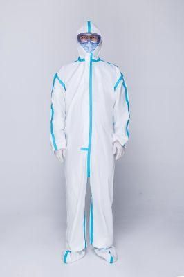 Type II Disposable Safety Protective Coveralls with Hooded