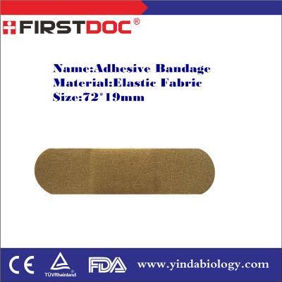 Medical Adhesive Bandage Band Aid, 72*19mm, Elastic Fabric