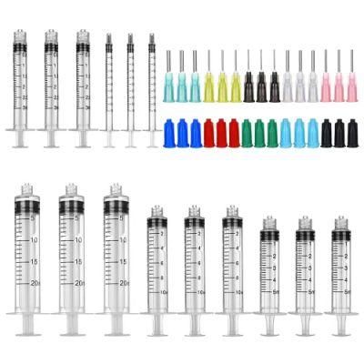 Medical Individual Package Syringe Sterile Luer Lock 1ml 2ml 3ml 5ml 10ml 20ml 50ml Syringe