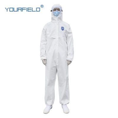 New Version Protective Clothing Disposable Safety Coveralls with Hooded