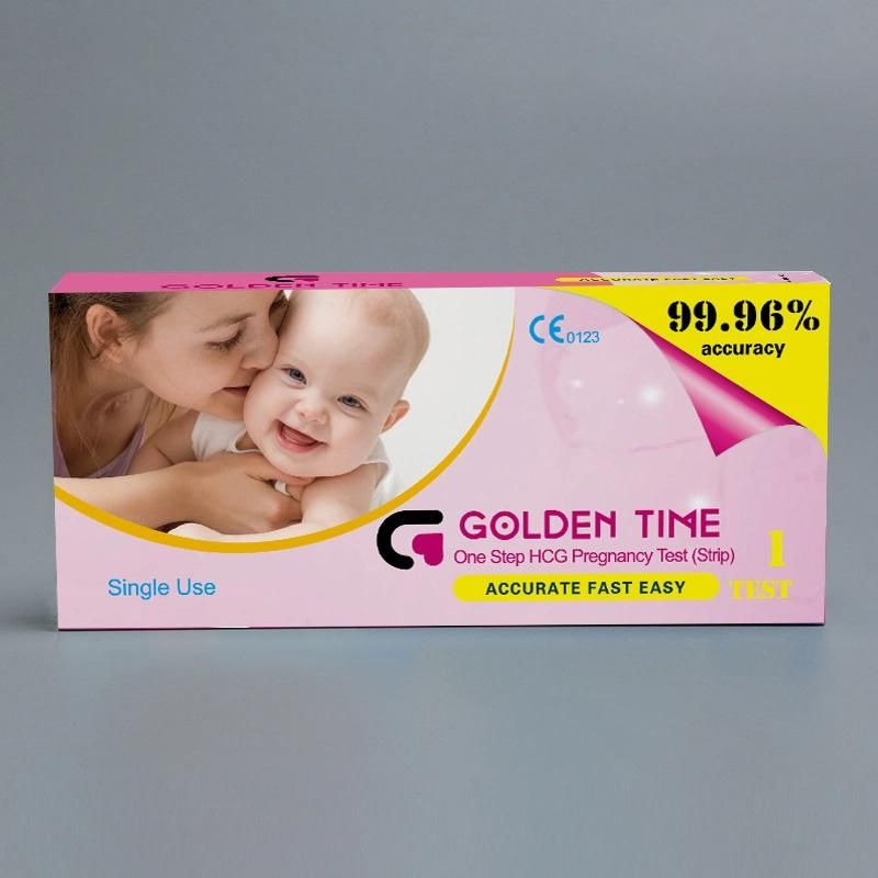 99.9% Accuracy Urine Test Strip Cassette HCG Pregnancy Test