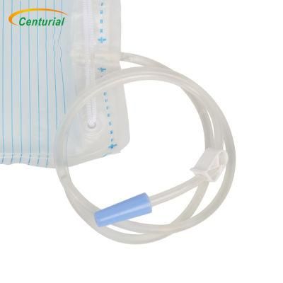 Medical Disposable Drainage Urine Bags with Cross Valve