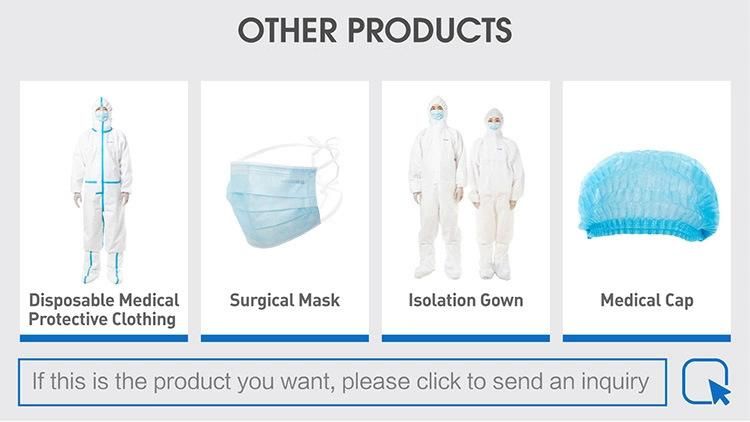 PP/CPE/SMS Disposable Reinforced/Knitted Surgical Apparel/Medical/ Exam/Operation Isolation Gown Hospital Dental/Industry Healthcarefda 510K CE Level 2/3/4