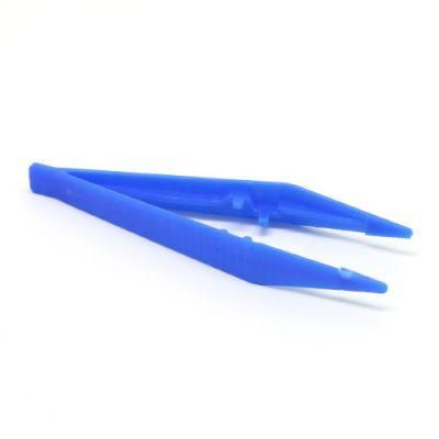 Hospital Medical Disposable Tweezers Plastic Forceps