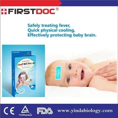 Medical Products Hot Fever Reducing Gel Patch/Cooling Patch for Fever Reducing