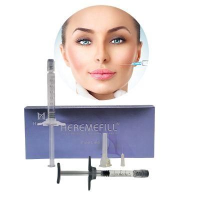 Heremefill High Quality Double Cross-Linked Hyaluronic Acid Dermal Filler to Remove Wrinkles and Crow&prime;s Feet Dermal Filler