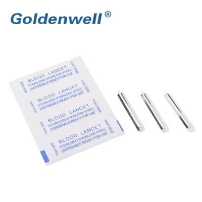 Medical Sterile Stainless Steel Blood Lancet