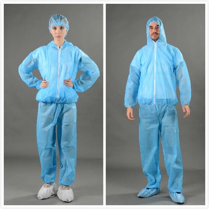 Hot Sale! Disposable Waterproof Safety PP Nonwoven Coverall