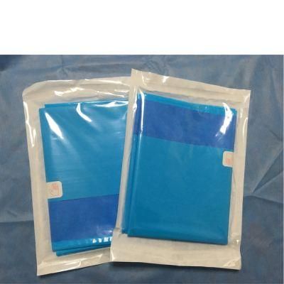 blue Poly Film and Water Repellent SMS Fabric of Mayo Cover