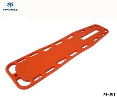 M-J01 Emergency Medical Rescue Plastic Spine Board Stretcher Hospital Spine Board Stretcher