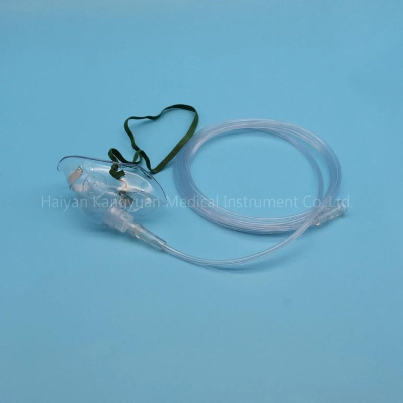 Disposable PVC Oxygen Face Mask