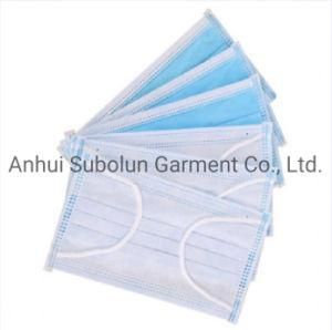 Discount Disposable Comfortable Non-Woven Medical Surgical Face Mask 3ply Ear Loop