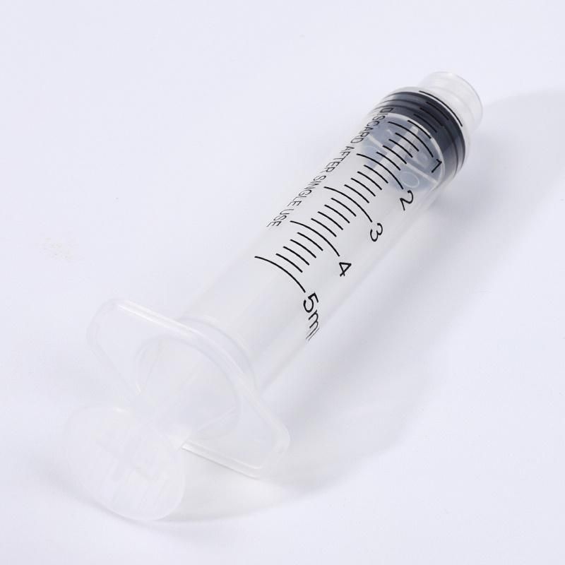 Medical Sterile Manual 5ml Syringe for Vaccine Injection