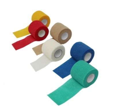 Cohesive Bandage Self-Adhesive Elastic Bandage Non Woven Material and 100% Cotton Material All Available