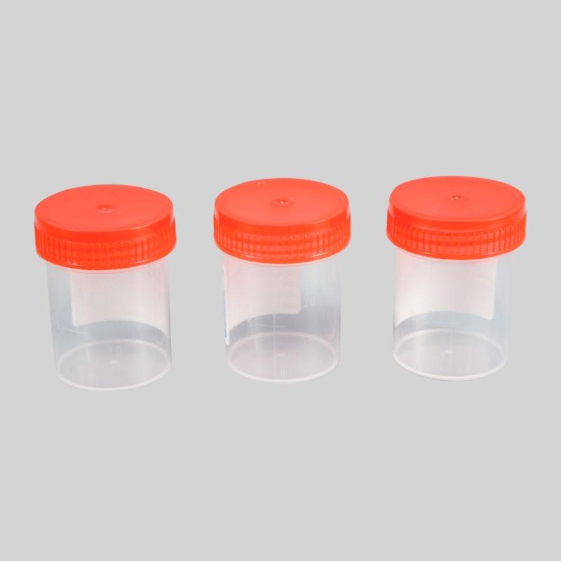 Disposable Medical Stool Urine Collection Cup with Spoon