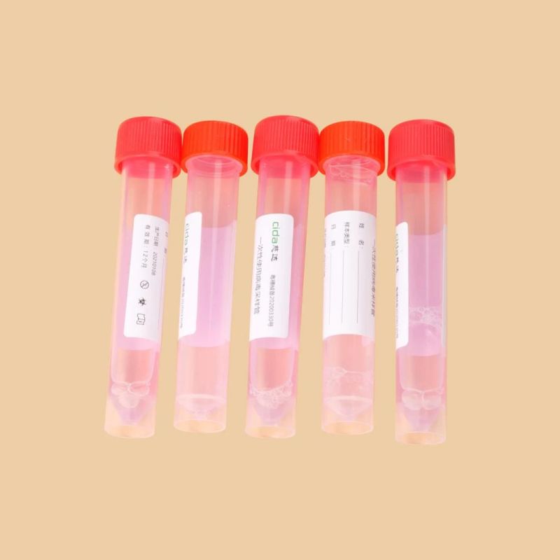 Disposable Medical Sterile 3ml 5ml 10ml Vtm Utm Virus Viral Universal Transport Medium Kits Specimen Collection Sampling Tube Kits with Oropharyngeal Swabs