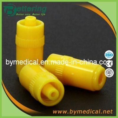 Medical Disposable Yellow Colour Plastic Heparin Stopper