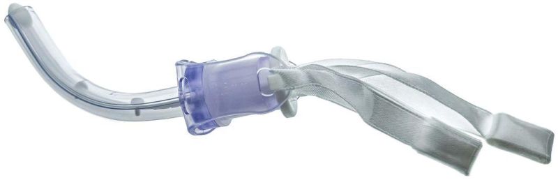 Reinforced Tracheostomy Tube with High Volume Low Pressure Cuff