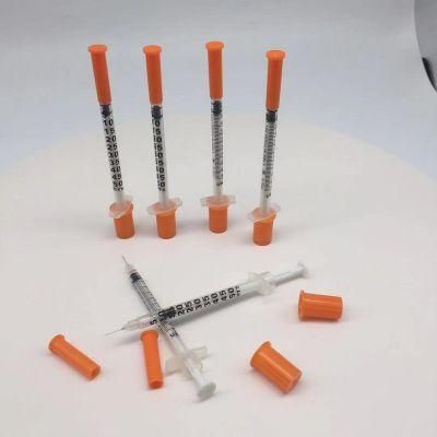 Medical Sterile Disposable Insulin Syringe U100 U50 U30 for Diabetes