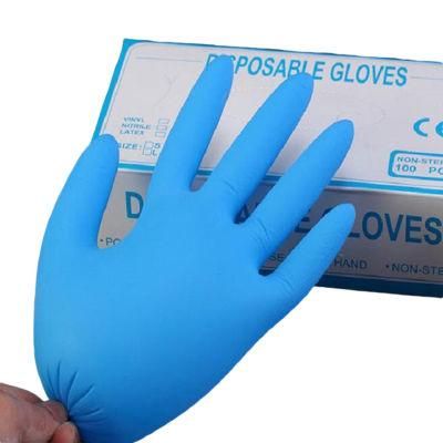 Disposable Colored Medical Grade Examination Nitrile Gloves Powered Free High Quality and Low Price