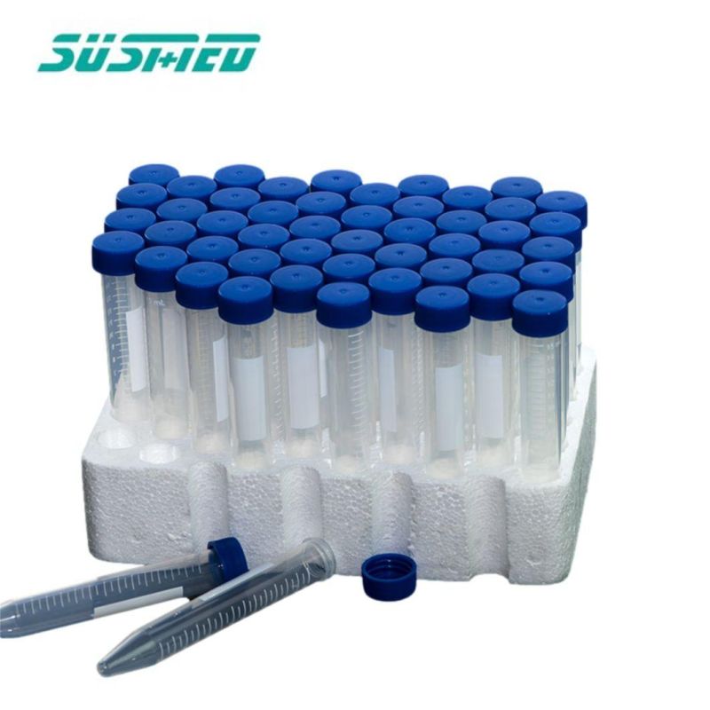 China Manufacturer 5ml 7ml 10ml 15ml 20ml 50ml 80ml 100ml Centrifuge Tube