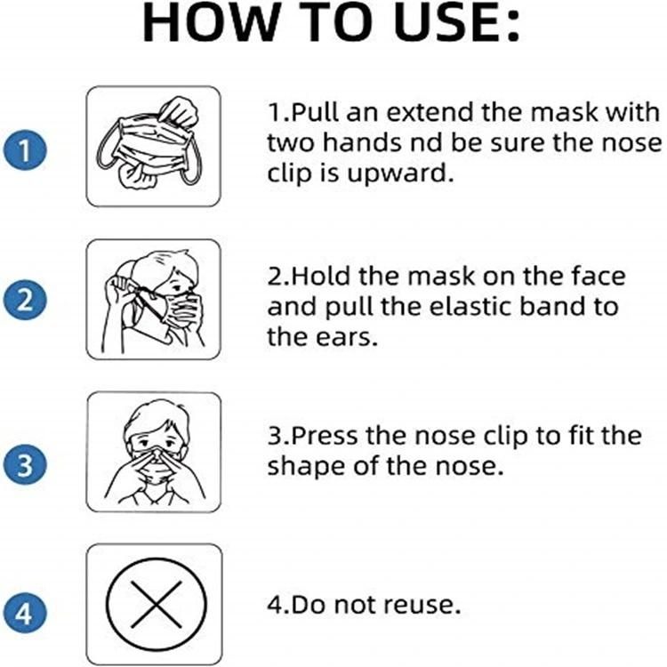 Kn95 Child Mask/Kid Mask blue Face Mask/Printed Face Mask for Child/Ffp2 Face Mask Kid Mask/