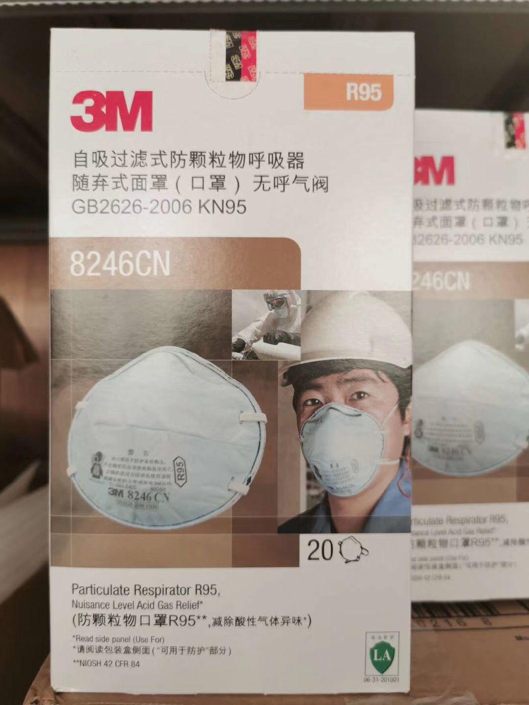 3m 8210 Ffp2 Kn95 R95 9502V/9501/8210/1860/9541V/9001/9002/9577/P95facial Mask, Few in Stock Medical Surgical Dust Respirator Protective N95 Mask