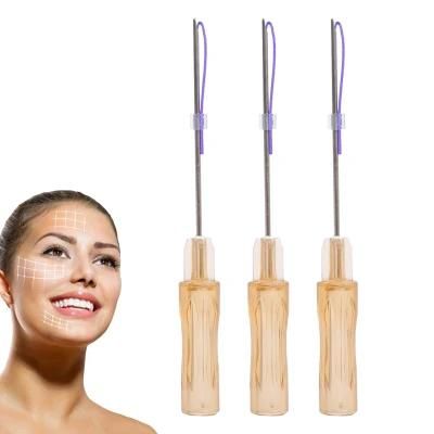 Hot Sale Collagen Vline Faciales Lifting Double Needle Mono Screw Multi Cosmetic Eye Barbed Suture Hilos Tensores Pdo Thread