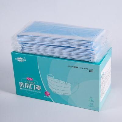 3ply Disposable Surgical Face Masks with En14683 (typeI type II TYPE IIR)