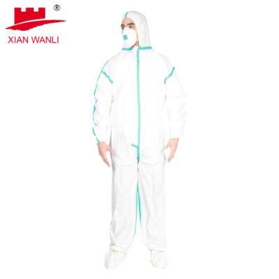 Medical Surgical Isolation Suit Protective Clothing Coverall Gown Clothing Type3/4 Protective Clothing
