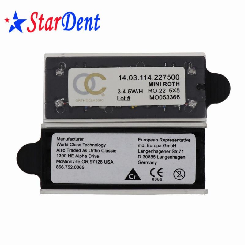 Dental Orthodontic Bracket Mini Metal Braces Roth Mbt Dentist Hospital Medical Lab Surgical Clinic Diagnostic Equipment