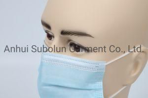 in Stock 3 Ply Ear-Loop Medical Surgical Mask Disposable Protective Face Mask