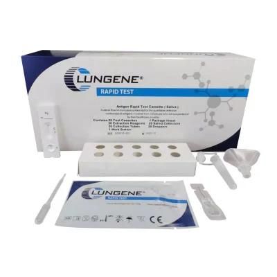 Factory Supply Clungene Diagnostic Saliva Swab Antigen Rapid Test Kit