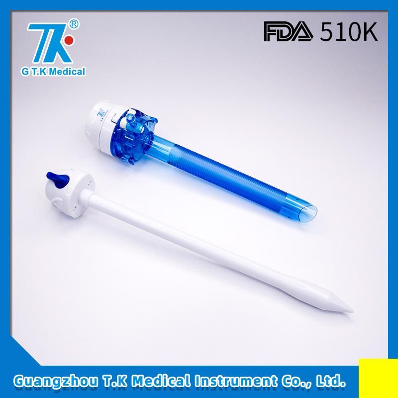 Disposable Medical Equipment Optical Trocar Kit Two 5mm Cannula