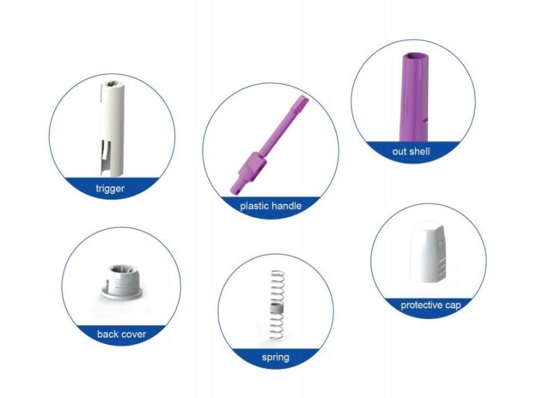 Medical Disposable Vacuum Pet EDTA-K2 Purple Blood Collection Tube